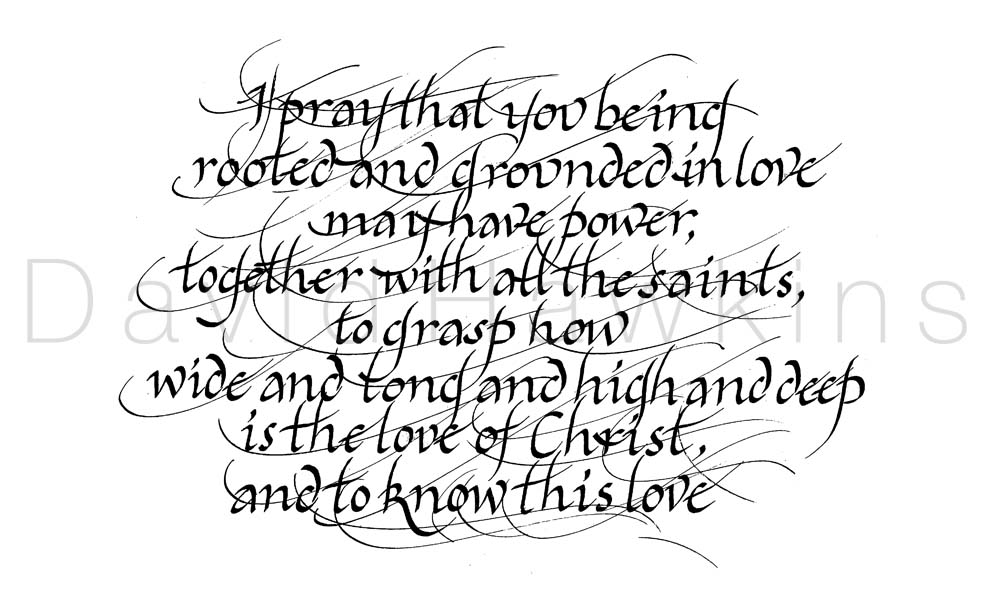 David Hawkins Calligraphy
